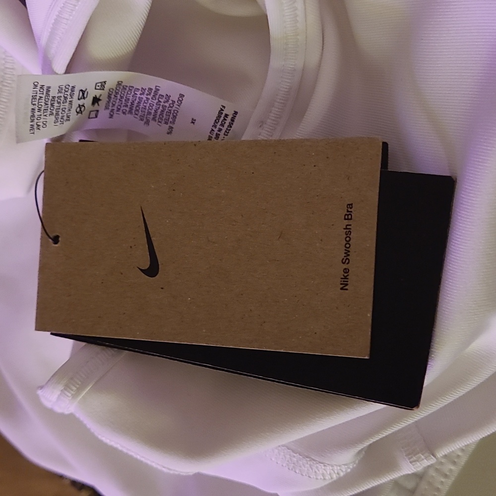 Nike 3X Dri-FIT Swoosh Plus Bra - - Picture 2 of 4